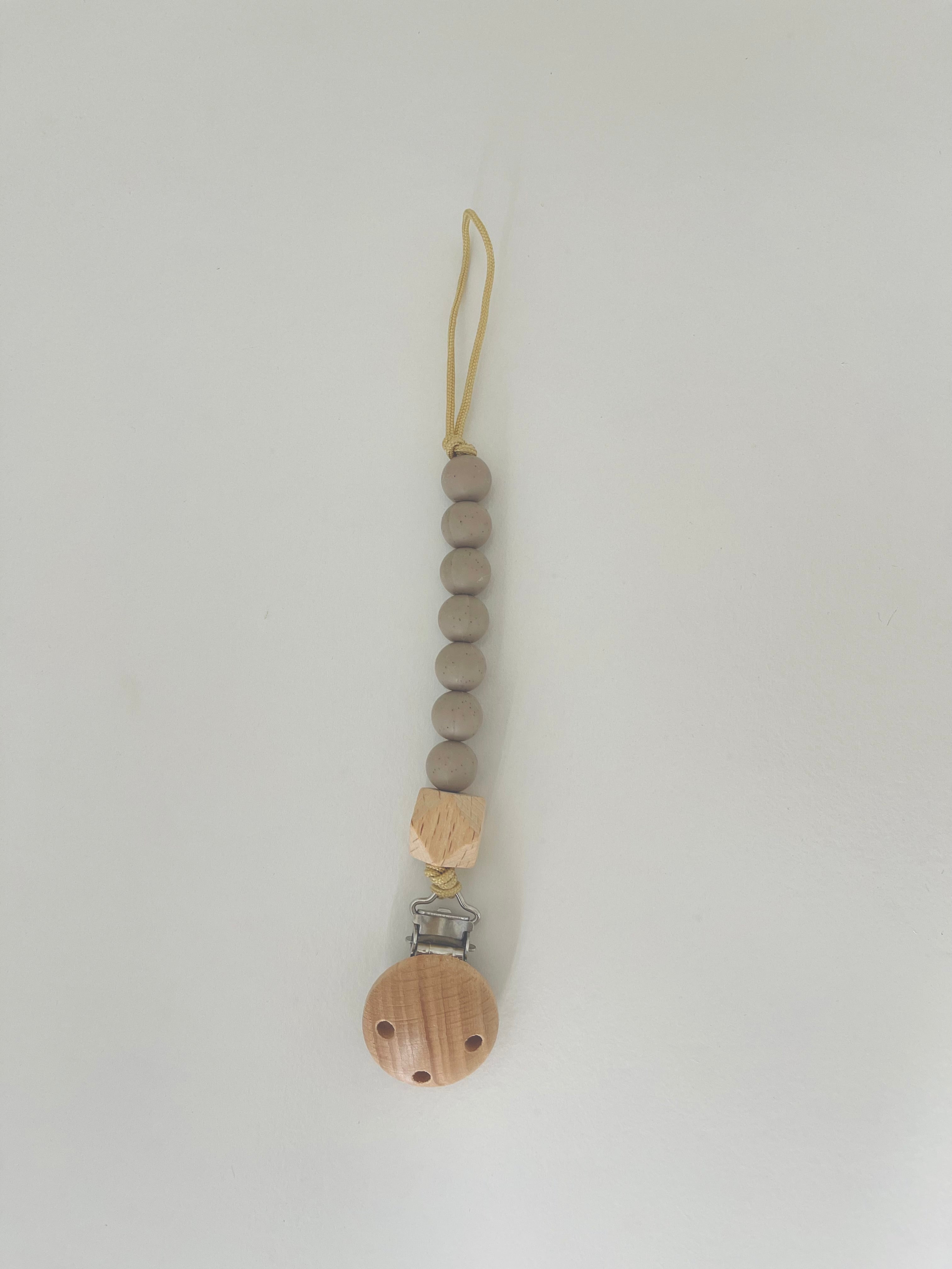 Silicone & Wood Pacifier Clip – Handmade in Australia