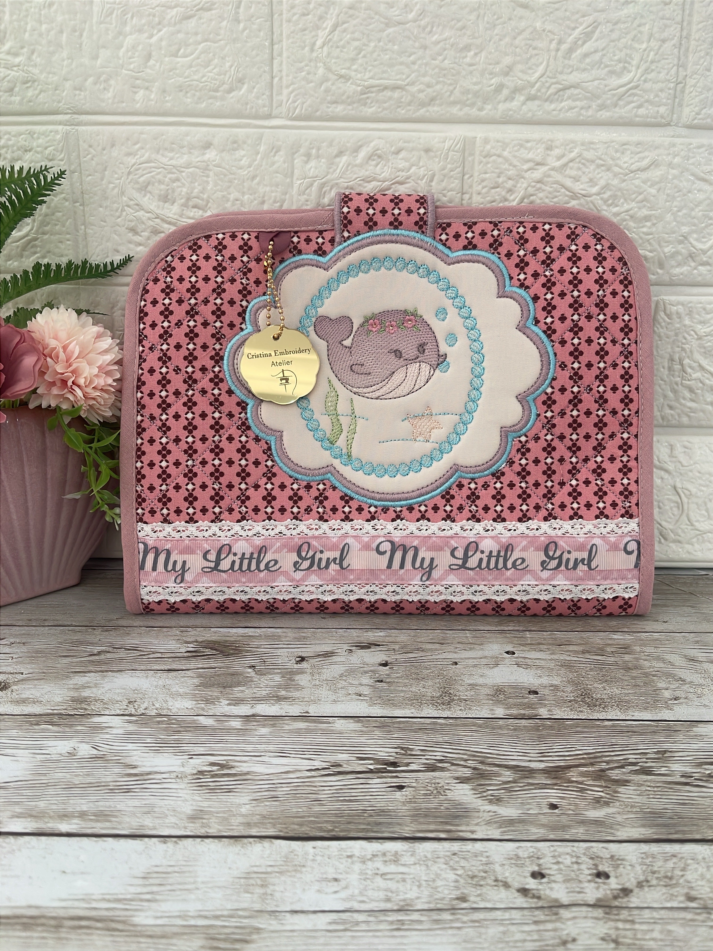 Baby Girl Gift Box Embroidery Essential - Adorable Whale