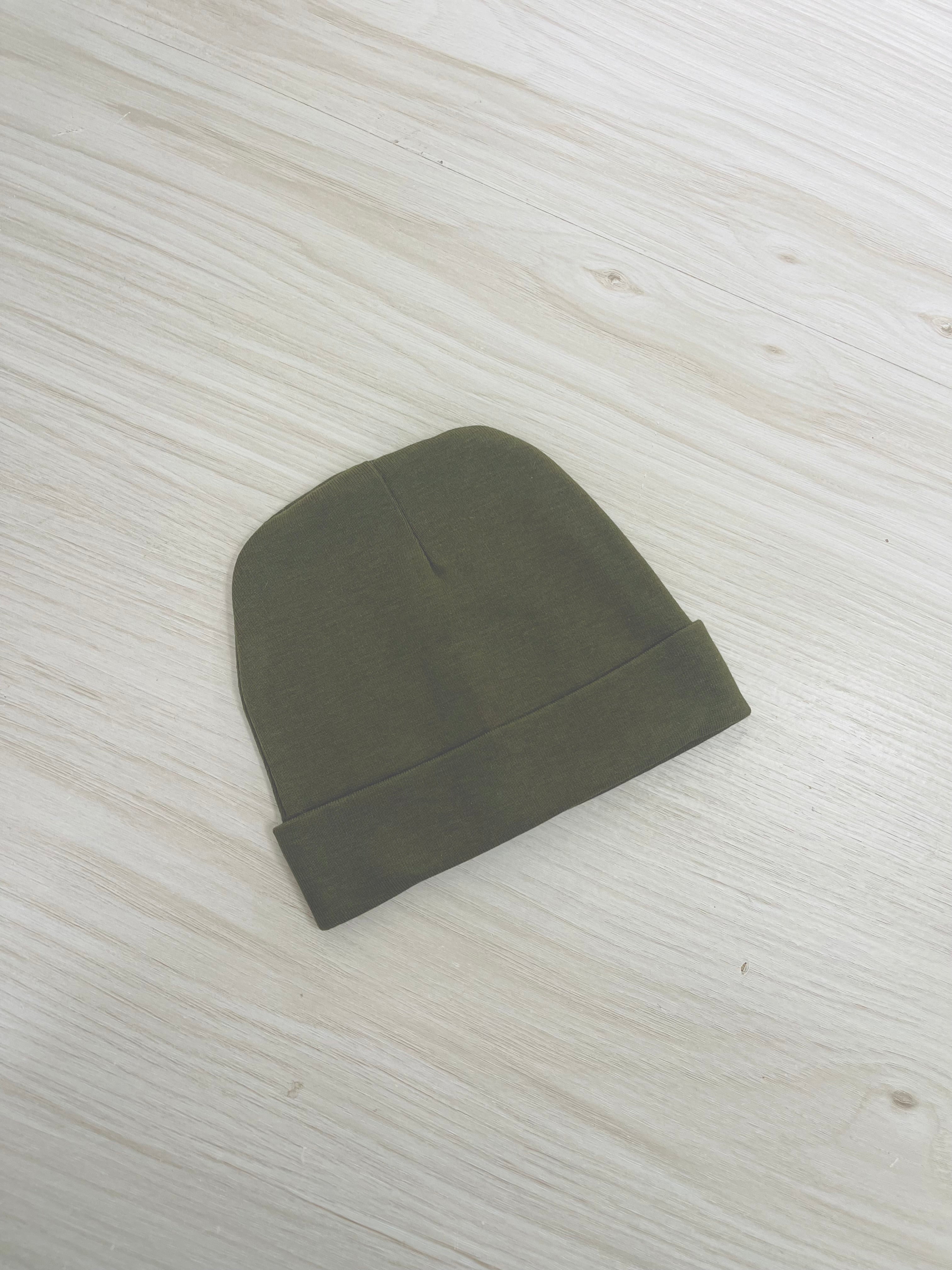 Newborn Beanies Cotton Jersey for Personalisation (Name Personalisation Available – Embroidered)