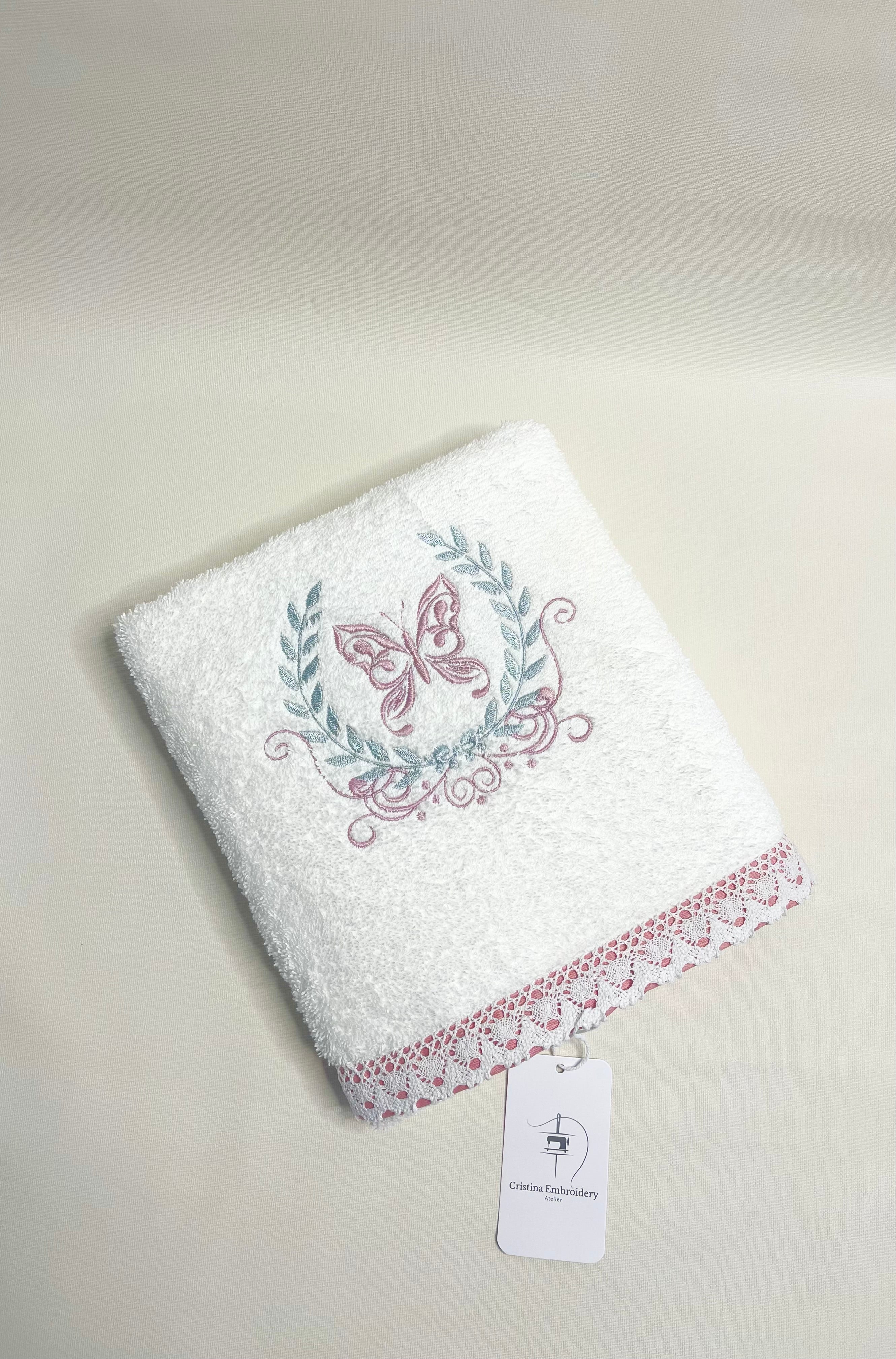 Rose - Luxury - Gift Box Baby Girl / Delicate Butterfly 6 pcs