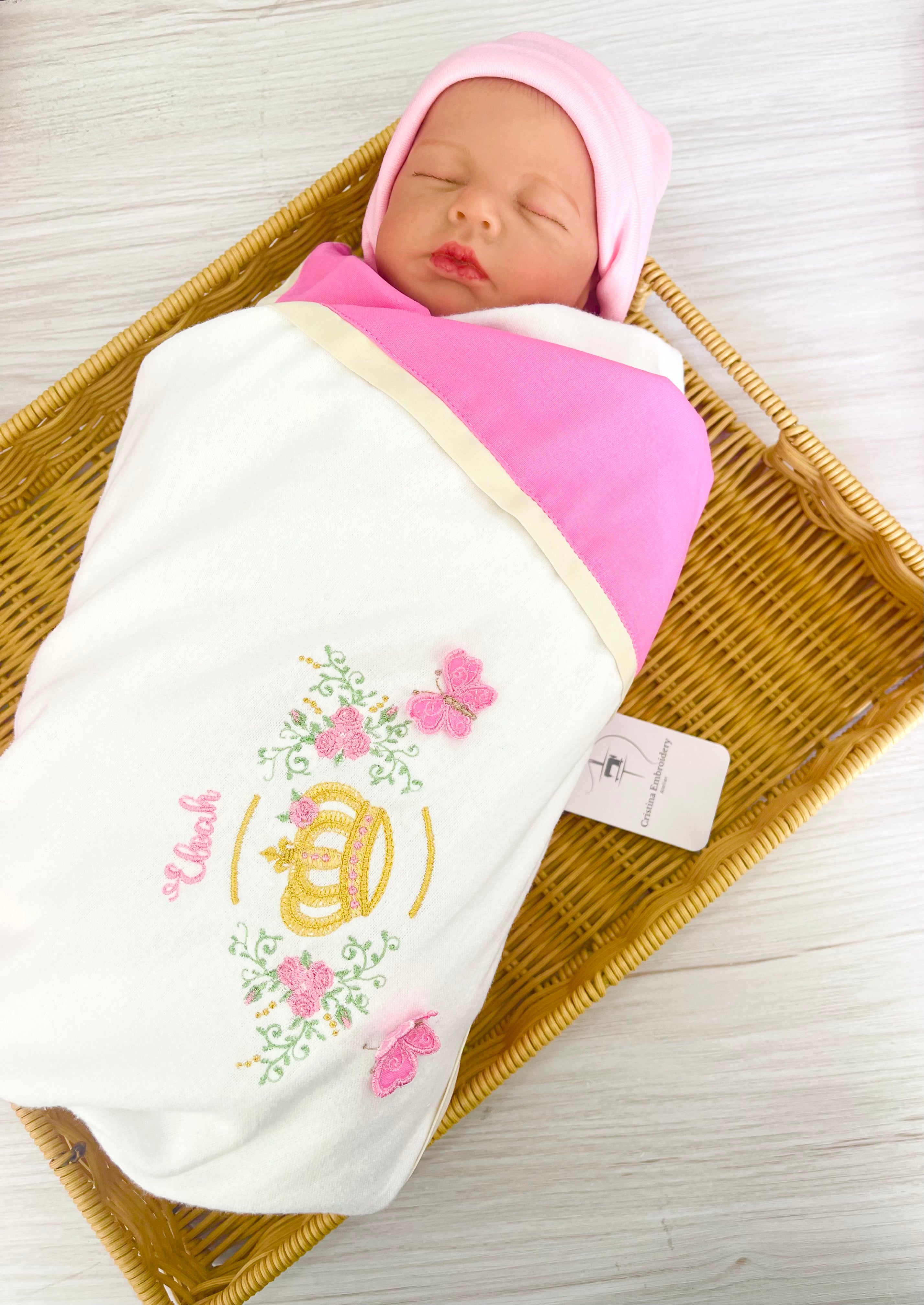 Flannel Baby Swaddle Blanket (Cueiro de Flanela)