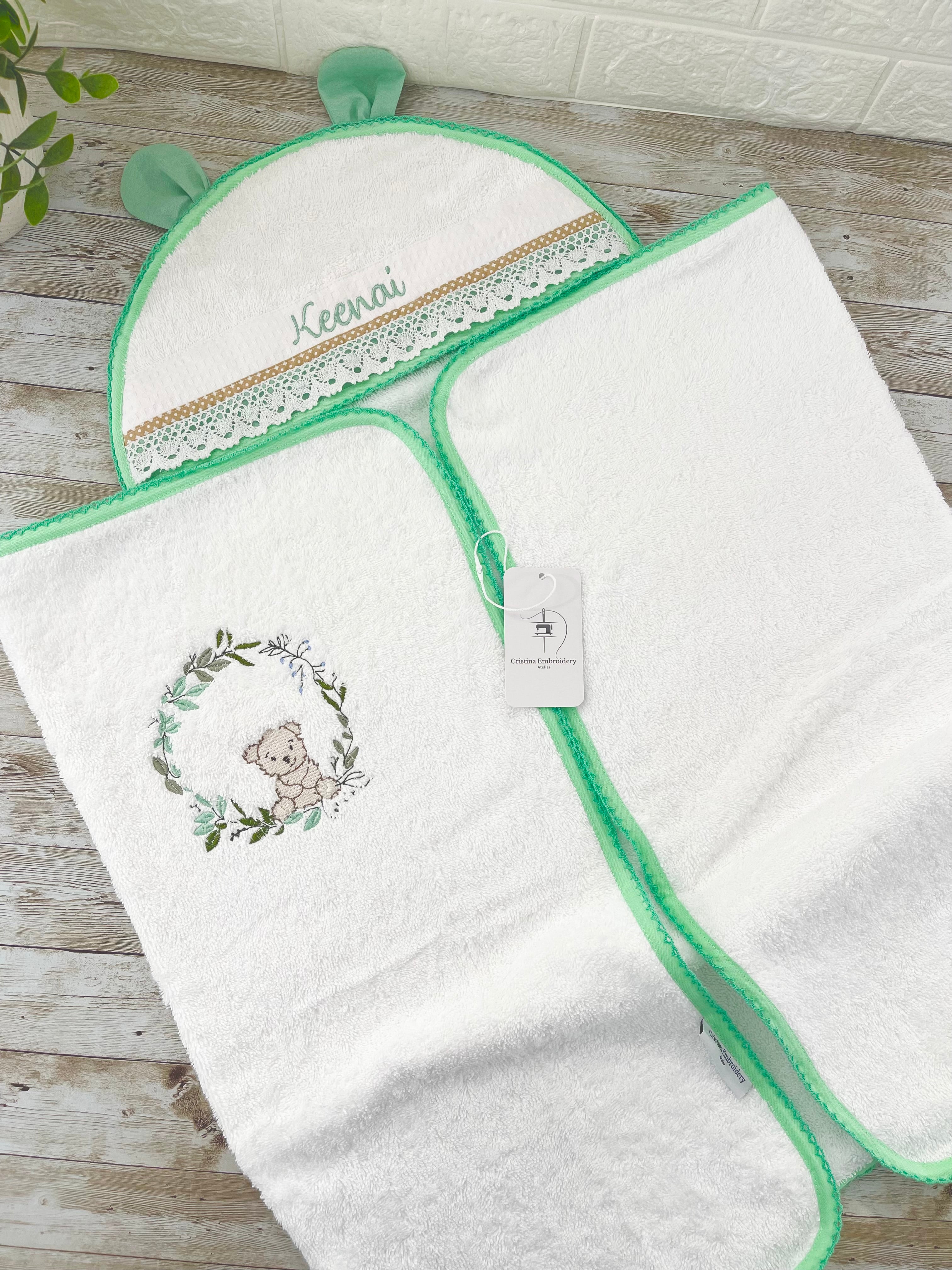 Baby Round Hooded Bath Towel