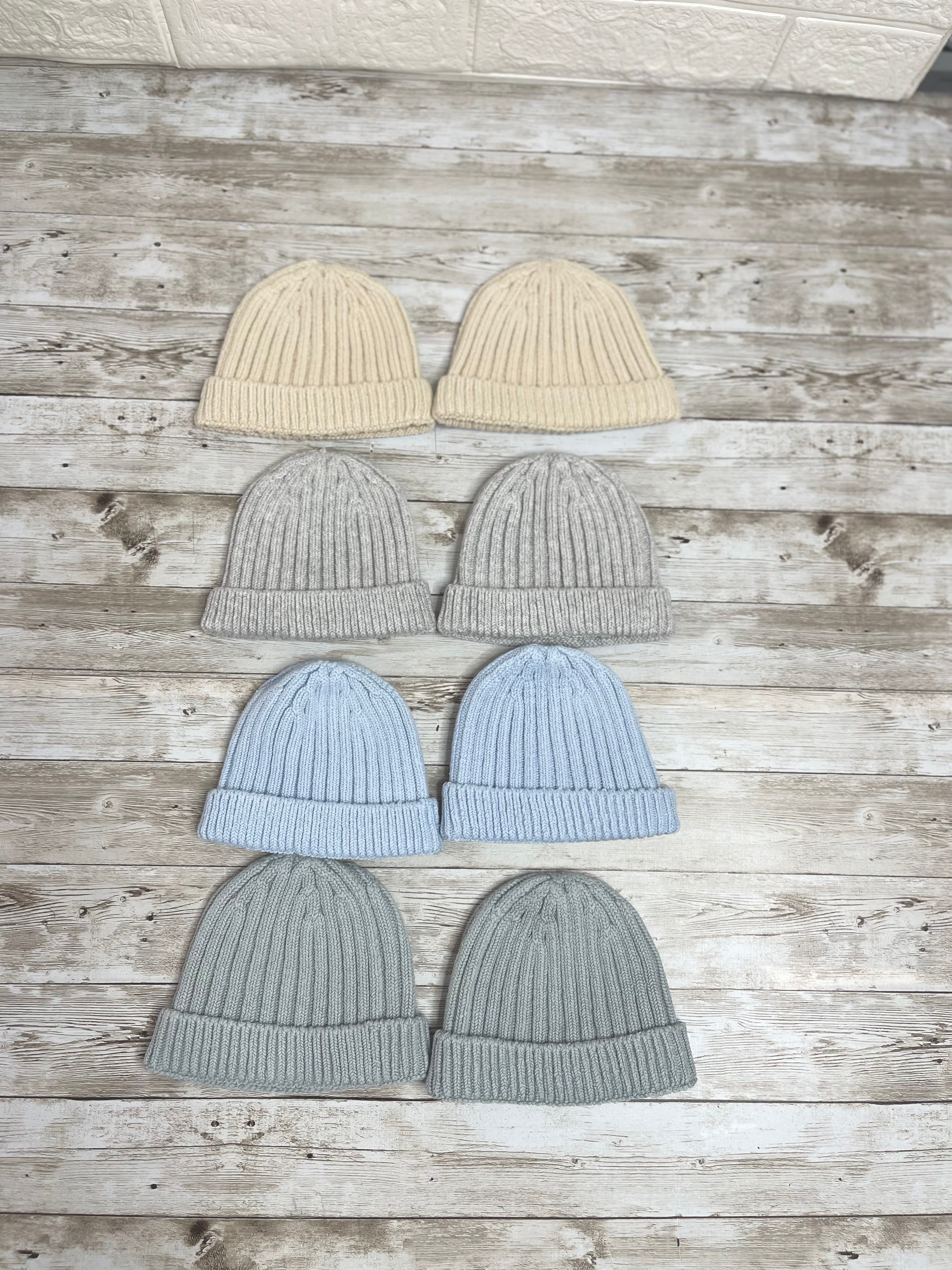 Newborn Cotton knitted Beanie - (0-1 Months)