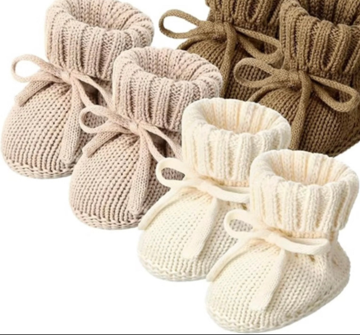 Knitted Booties – Handmade Baby Shoes