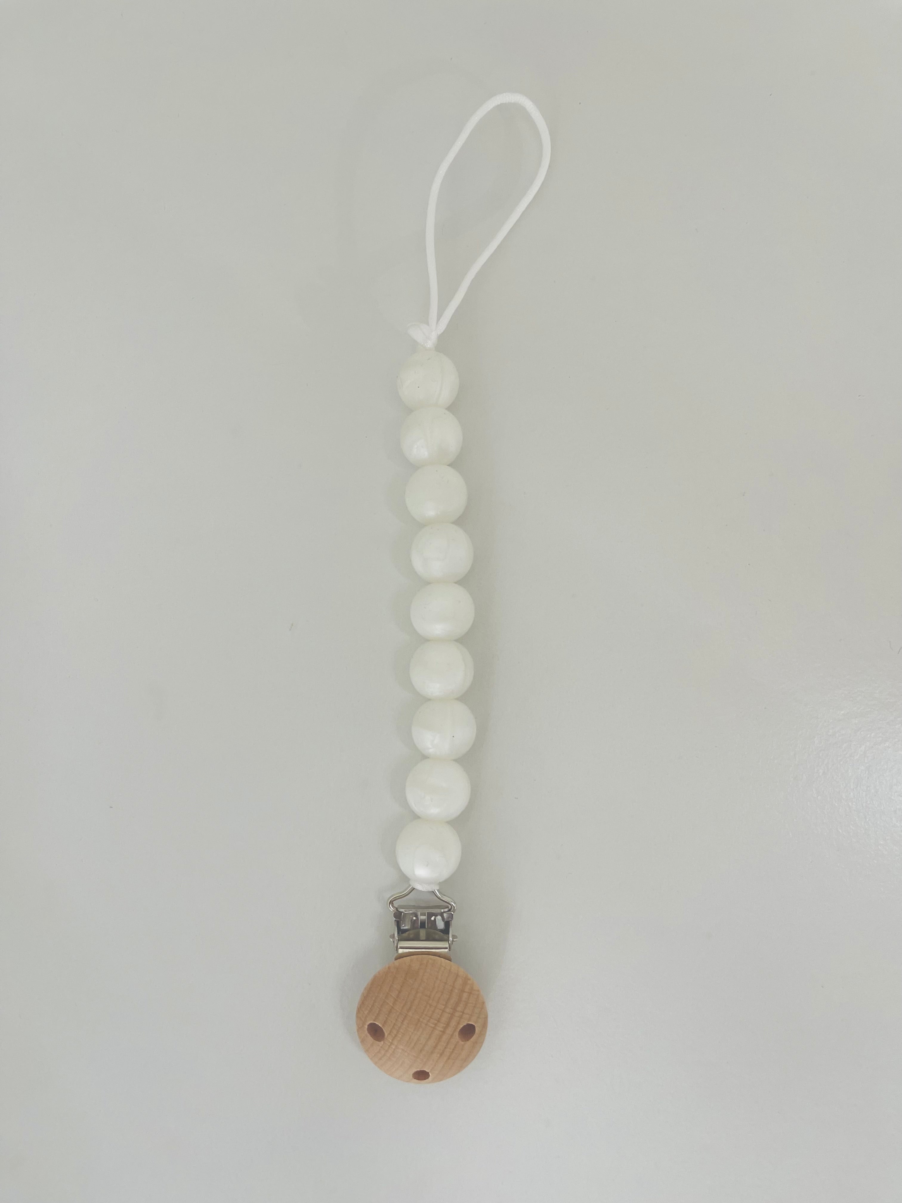 Silicone & Wood Pacifier Clip – Handmade in Australia