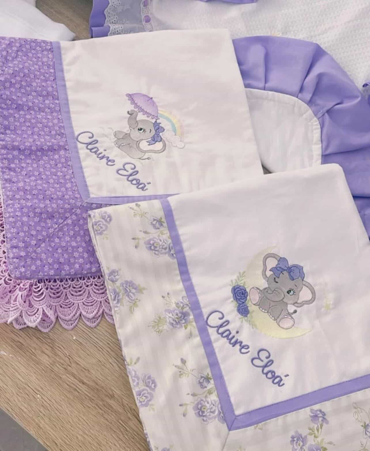 Flannel Baby Swaddle Blanket (Cueiro de Flanela)