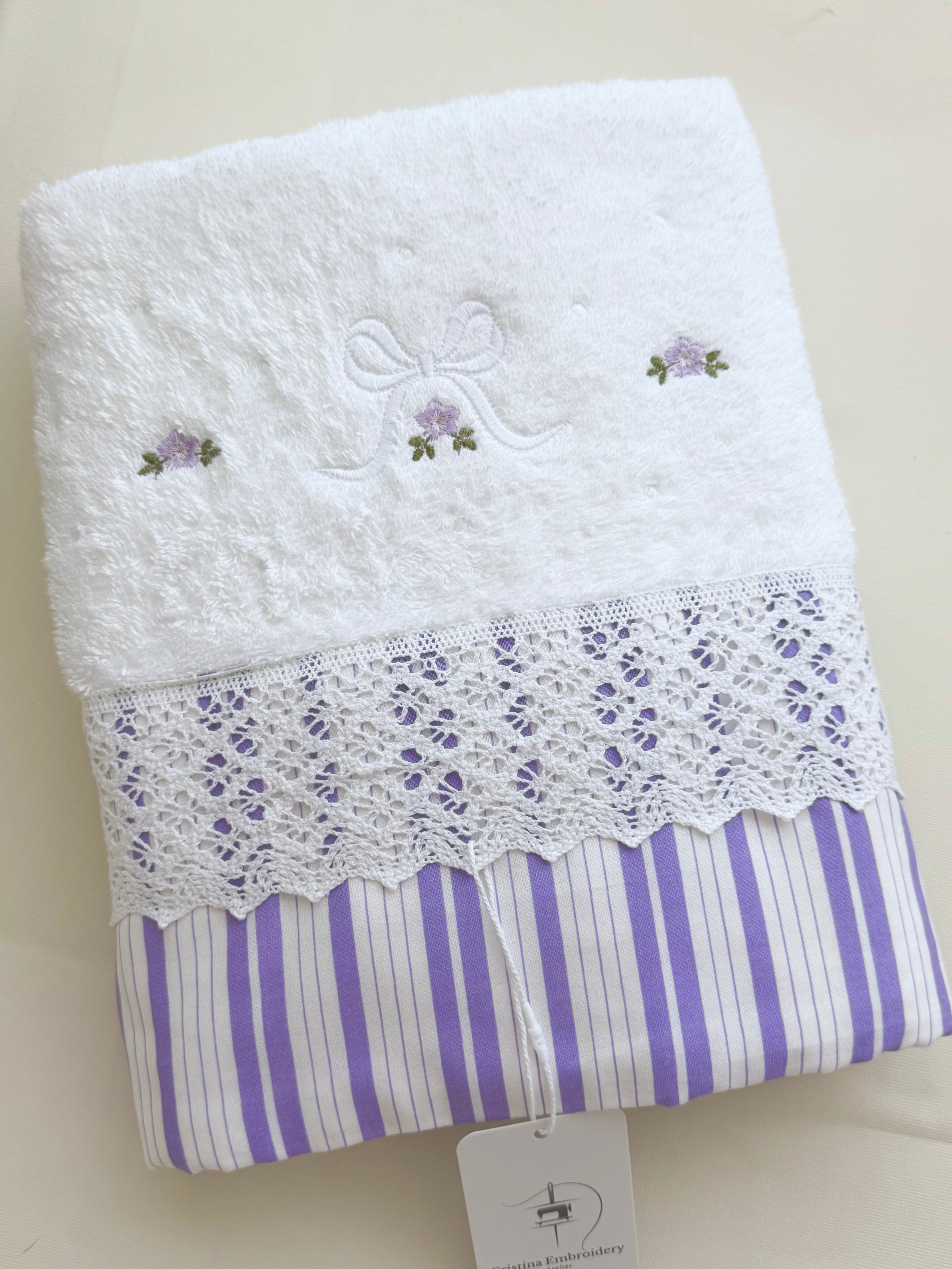 Purple Baby Gift Box - Embroidered