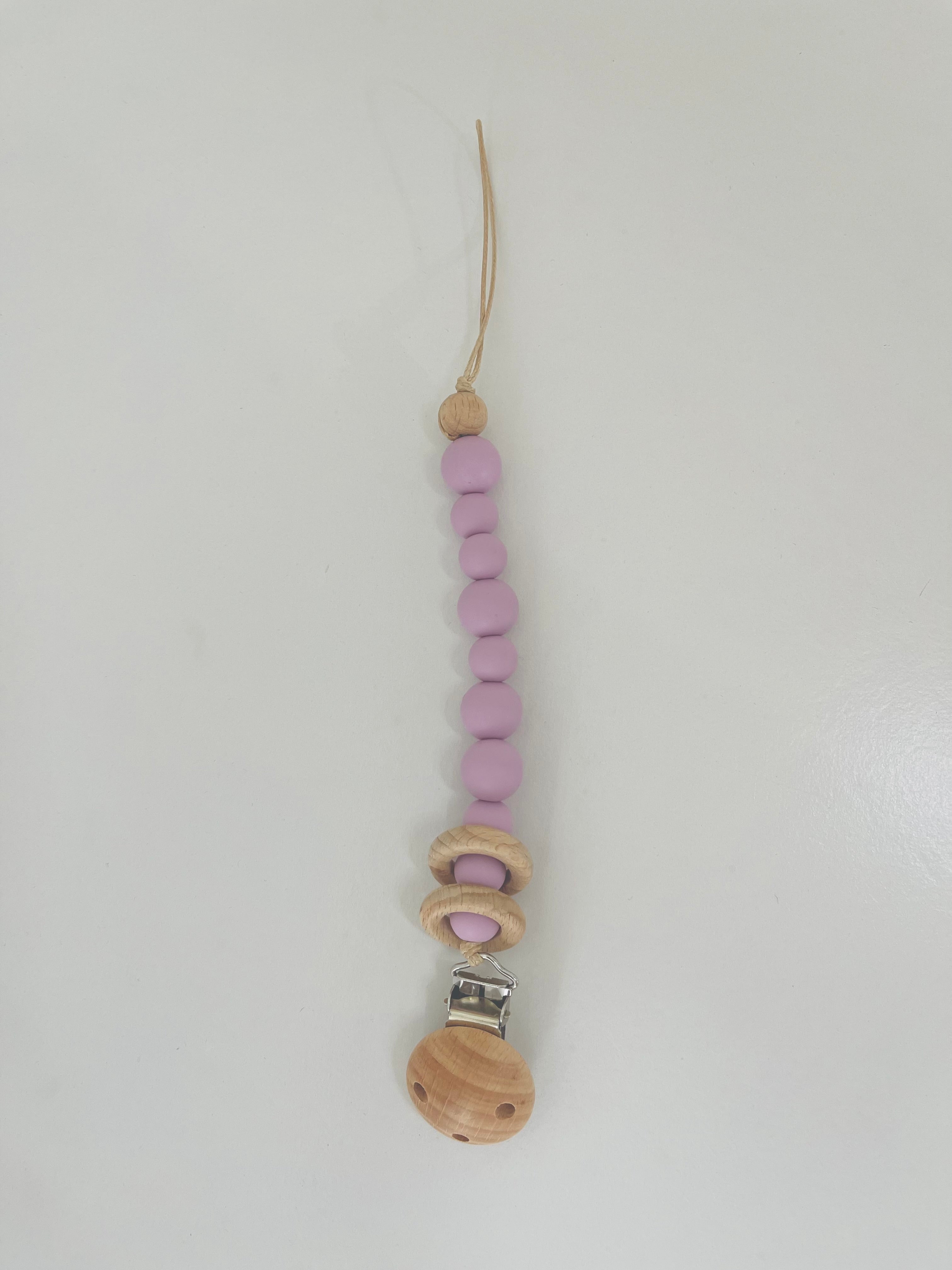 Silicone & Wood Pacifier Clip – Handmade in Australia