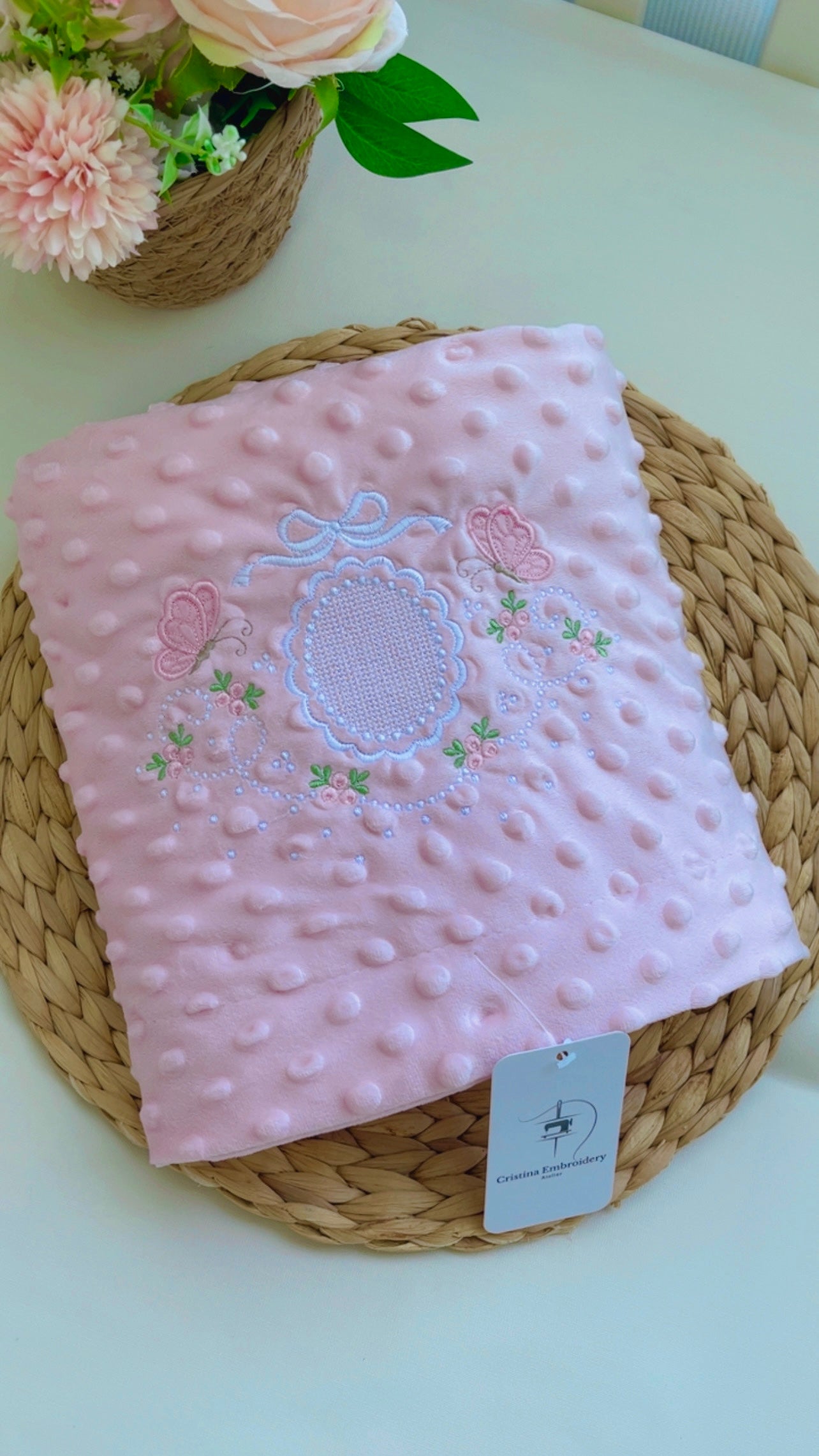 Pink Baby Gift Box – Embroidered Baby Gift Set