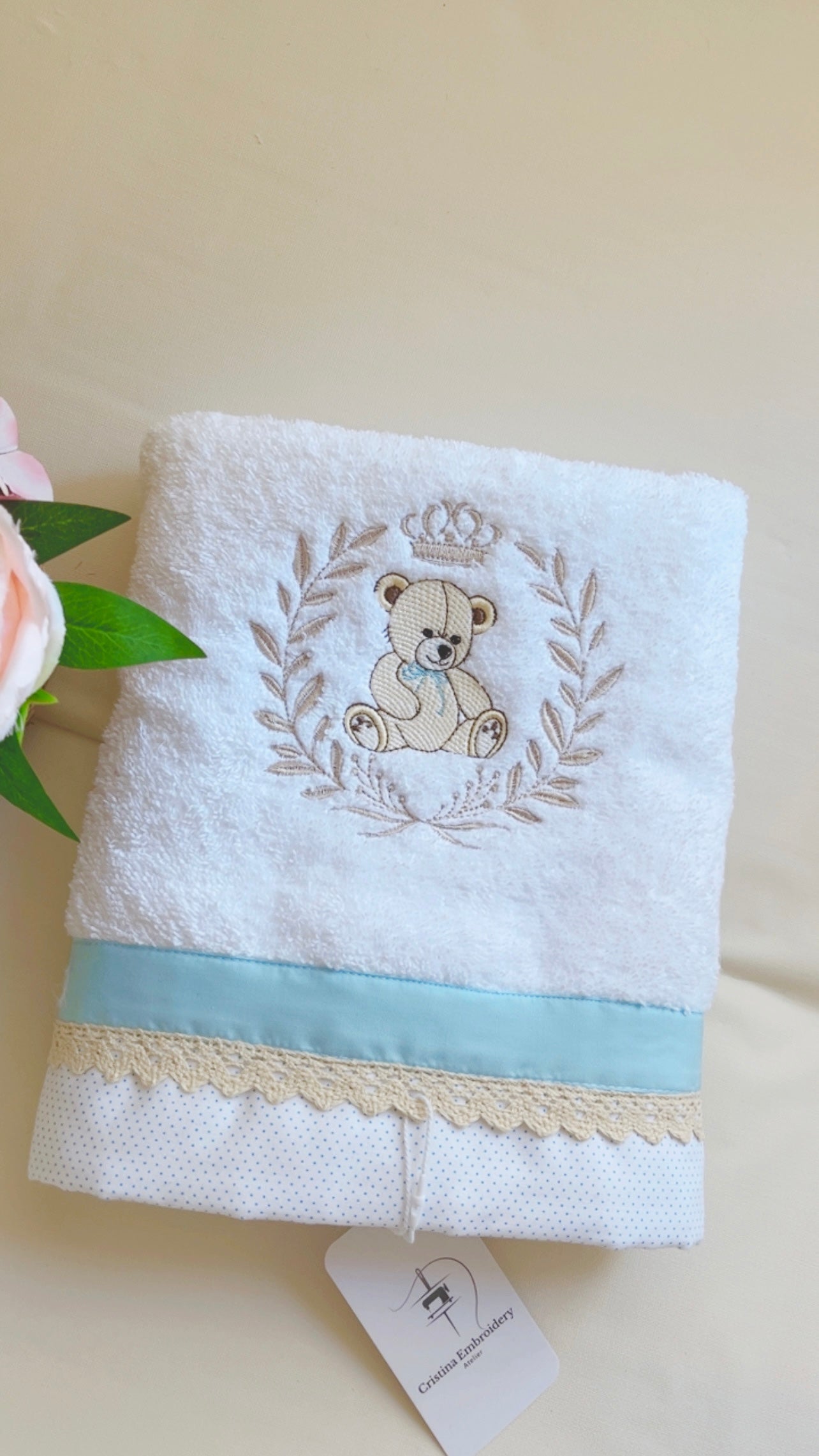 Blue - Baby Gift Box – Little Prince Teddy Bear 6 items