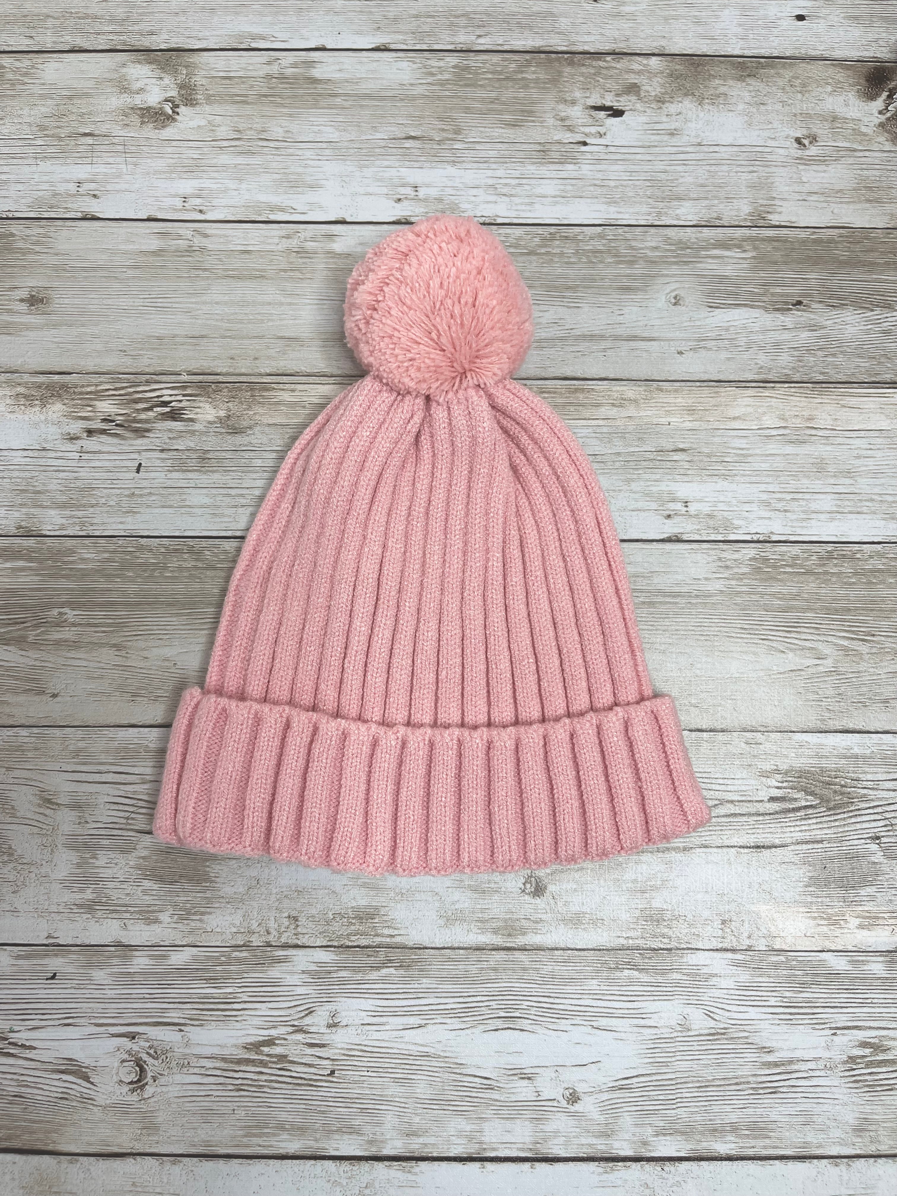 Pom Pom Baby Beanie – Autumn/Winter 0-3 months