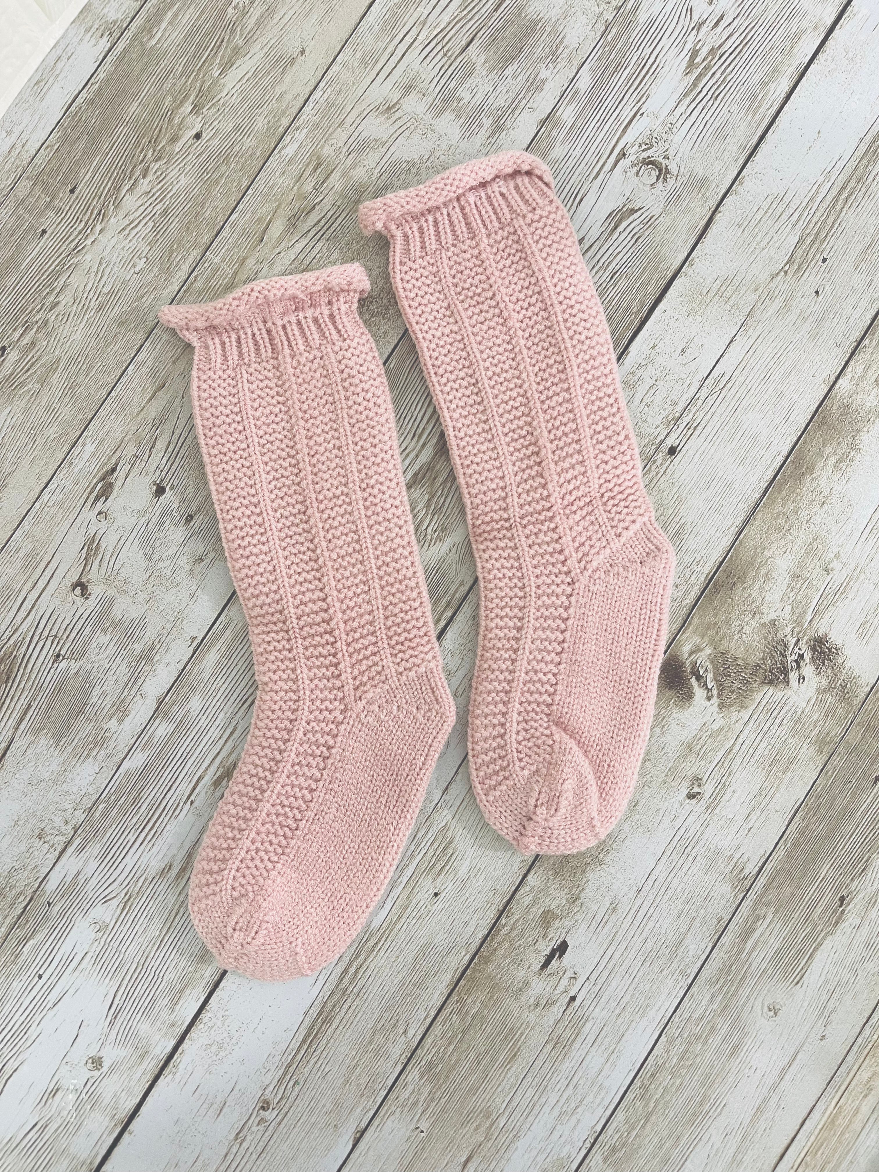 Newborn Wool Knee High Socks (0-3 Months)