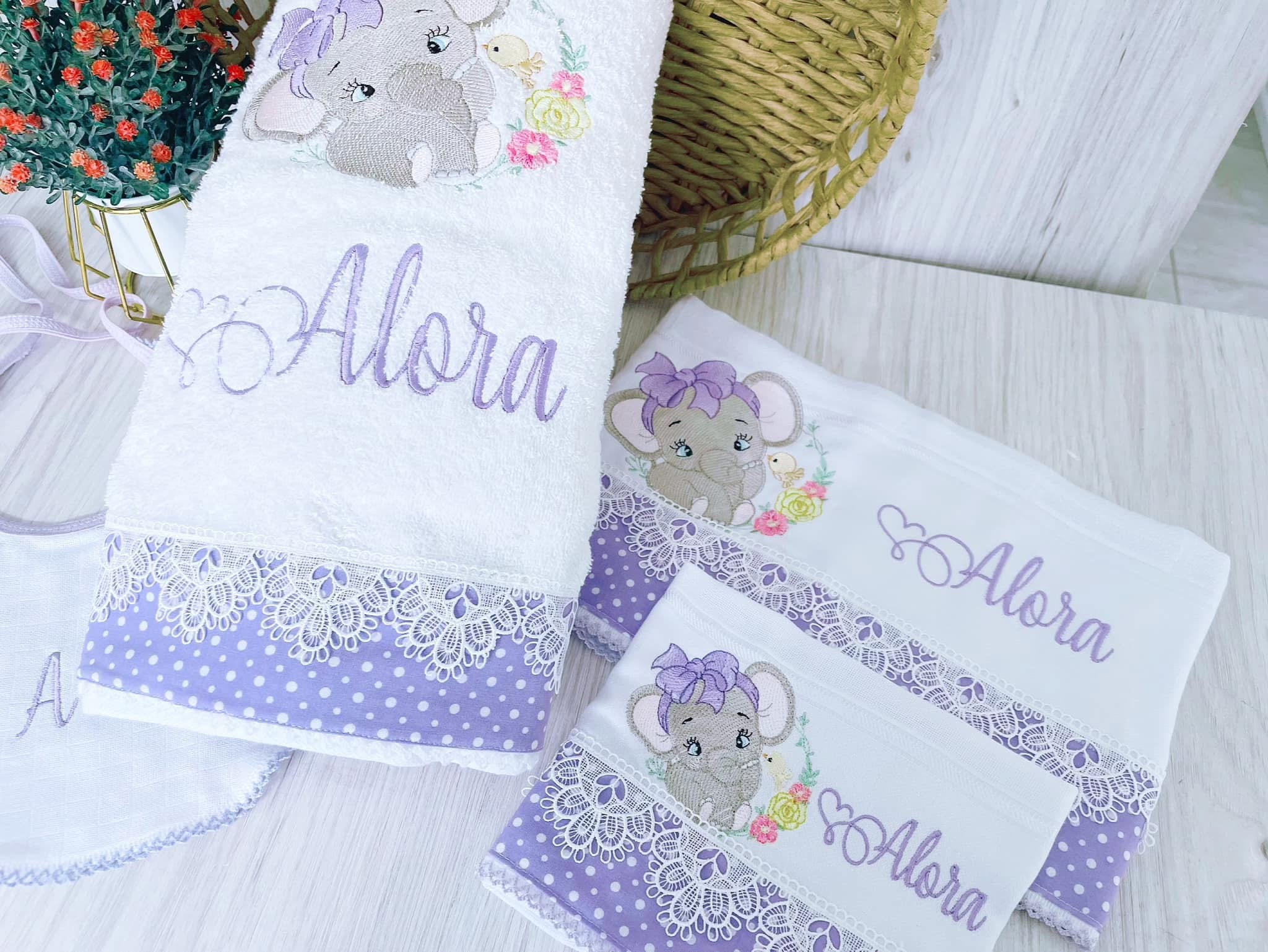 Gift Embroidery Baby Custom 5 item (Only by Order)