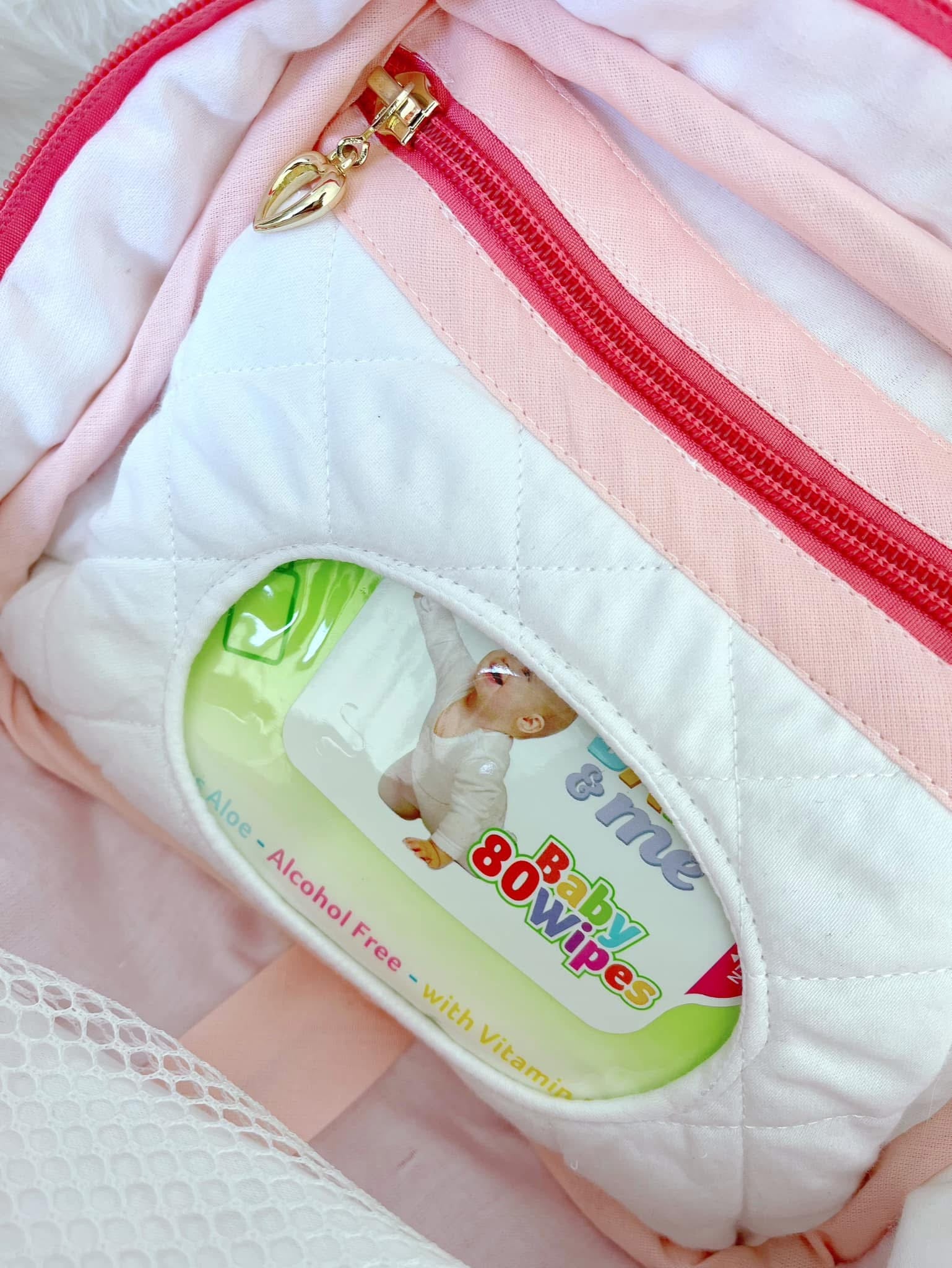 Personalised Embroidered Baby Set | Wet Wipes Bag Mini | Vaccination Record Book Cover Contact Us)